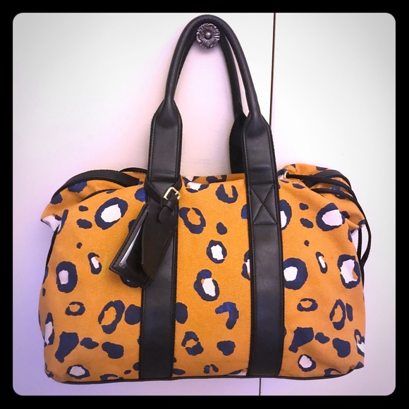 3.1 Phillip Lim for Target Handbags - 3.1 PHILLIP LIM LEOPARD CARRYALL TRAVEL/DUFFLE BAG